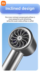 Xiaomi Handheld Portable Fan 100 Wind Speeds Adjustable Usb Charging Mini Outdoor Portable Turbo Long-lasting High Speed Fan