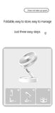 Portable Fan USB Rechargeable Folding Telescopic Floor Standing Fan Remote control Mini Fans Outdoor Camping Cooling fan home