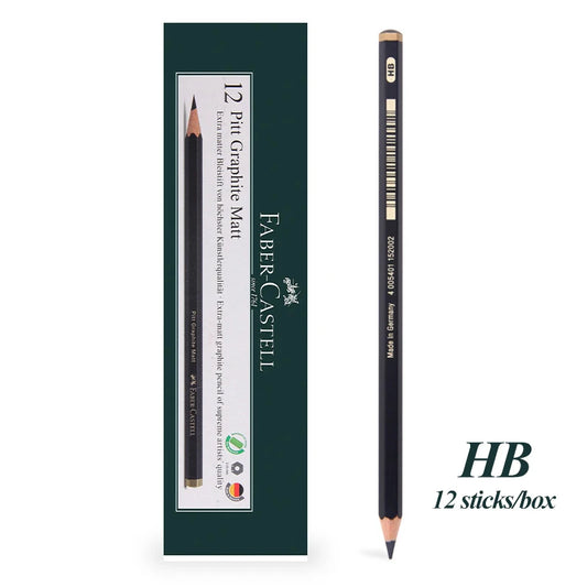 Faber-Castell 8/12pcs Set Matte Sketch Pencil Art Graphite For Sketch Black Lead Writing Drawing Graphite Pencils Supplies