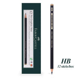 Faber-Castell 8/12pcs Set Matte Sketch Pencil Art Graphite For Sketch Black Lead Writing Drawing Graphite Pencils Supplies