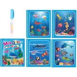 Drawing Coloring Books for Kids Magic Water Book with Pen 2 To 4 Years Old Children Learning  Education Toy Baby Montessori Toys