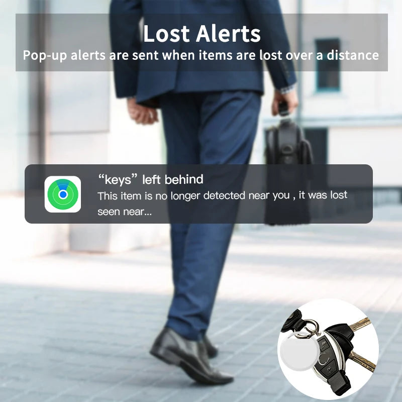 Airtag Bluetooth GPS Trackers IPX5 Waterproof Tracking Find Bag Key Anti-lost Smart Tag Available Finders For iPhone FIND MY 1pc
