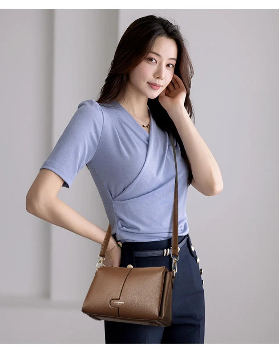 Genuine Brand Luxury Handbags Women Bags Designer Top Quality Soft Leather Shoulder Bags for Women Crossbody Bag Handbags Summer