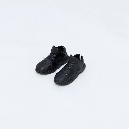 HOUZIWA White Black  OB11 Doll Shoes Plastic