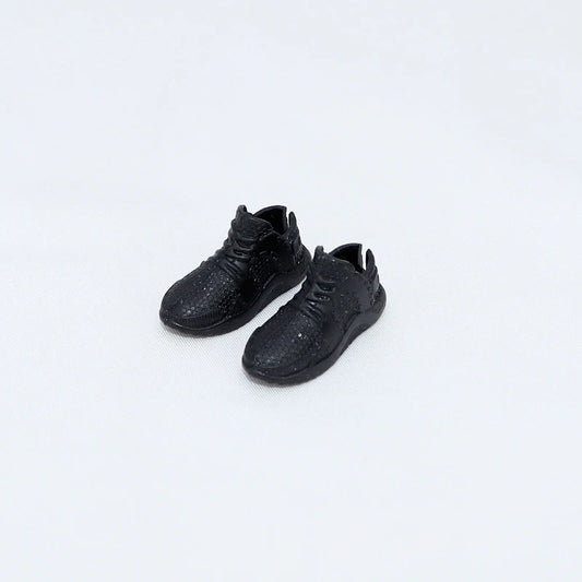 HOUZIWA White Black  OB11 Doll Shoes Plastic