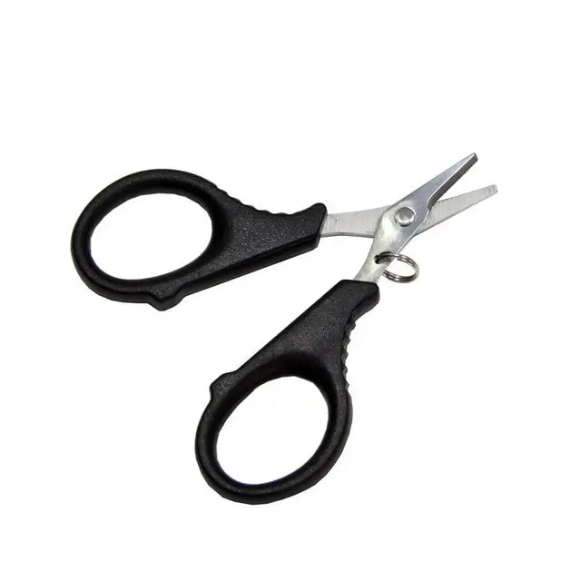 DNDYUJU Titanium Coated Fishing Scissors Pliers Stainless Steel PE Cutting Braid Line Cutter Carp Fishing Tools Accessories 