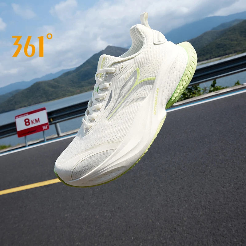 361 Degrees Fierce MAX Men Running Shoes New Mesh Soft Breathable Rebound Shock-absorber Stable Versatile Male Sneaker 672522225