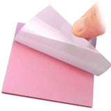 50 Sheets Creative Transparent PET Waterproof Sticky Note Pads Notepads Post-its for School Stationery Office Supplies