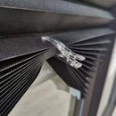 Blind for Window Self Adhesive Pleated Blinds Cordless No Drill Fabric Blinds Room Darkening Shades Blackout Shades for Bathroom