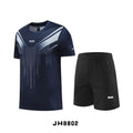 Fitness Clothes Ice Silk Quick Drying T-shirt Suit Men Short Sleeve Running Sportswear Shorts Tracksuit Gym Sports Training Sets