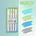 Green Shiny Pen Set