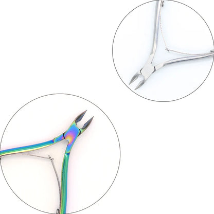 Nail Manicure Scissors Cuticle Cutter Nails Cuticle Nippers Dead Skin Remover Pedicure Stainless Steel Cutters Tools