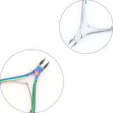 Tijeras para manicura y pedicura, cortador de cutículas, alicates para cutículas, removedor de piel muerta, cortadores de acero inoxidable, herramientas para pedicura