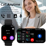 LAXASFIT 2026 New Smartwatch Bluetooth Calling Music Playback Heart Rate & Blood Pressure Monitoring Unisex Holiday Gift