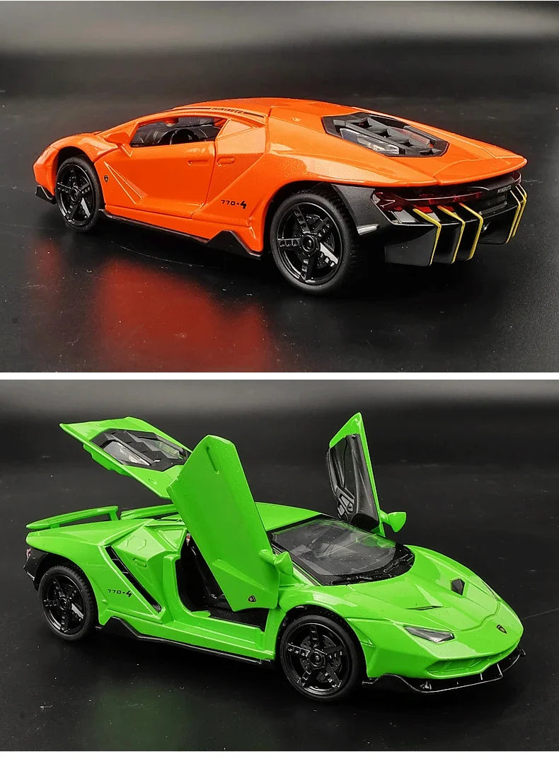 1:32 Lamborghinis LP770 LP750 Car Alloy Sports Car Model Diecast Sound Super Racing Lifting Tail Hot Car Wheel For Children Gift