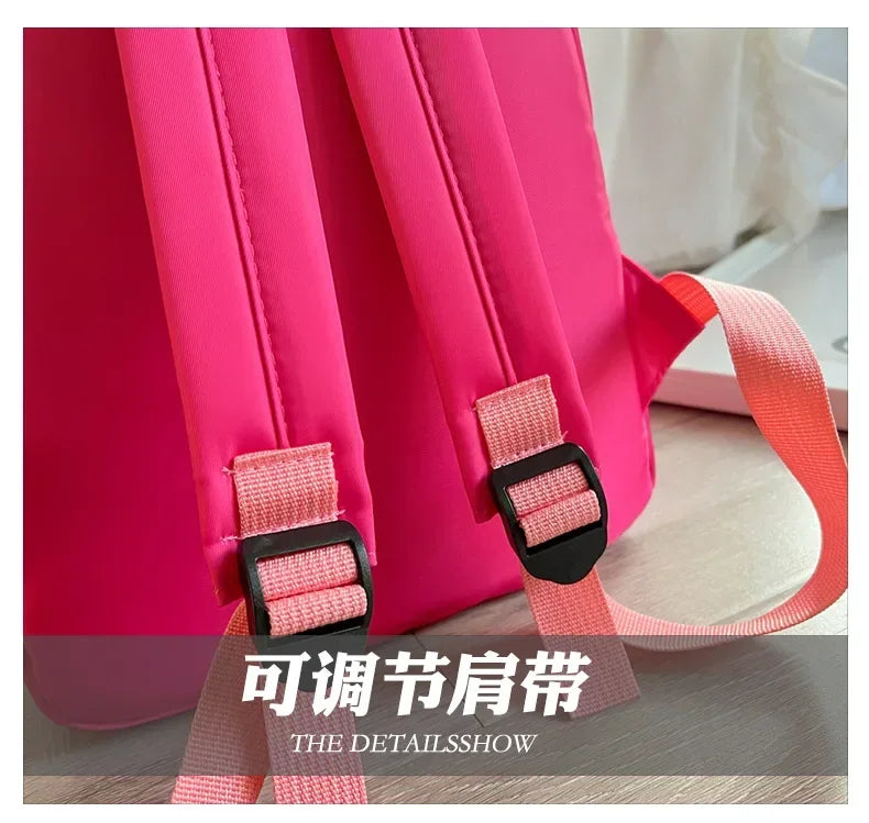 Kawaii Barbie Cartoon Anime Fashion Backpack Girl Barbie Princess Backpack Cute Kindergarten Kids Schoolbag Gift Toys