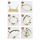 Rotating Magnetic Wobbler Earth Perpetual Motion Desktop Desktop Office Model Ornament Simple Usb Decor Decor Orb M1u8