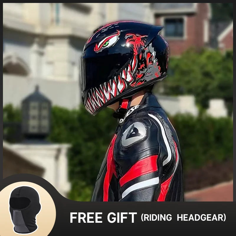 Full Face Helmet Motocross Helmet Breathable Helmet Wear-Resistant Helmet For Motorcycle Anti-Fall Motorcycle Helmets Supplies