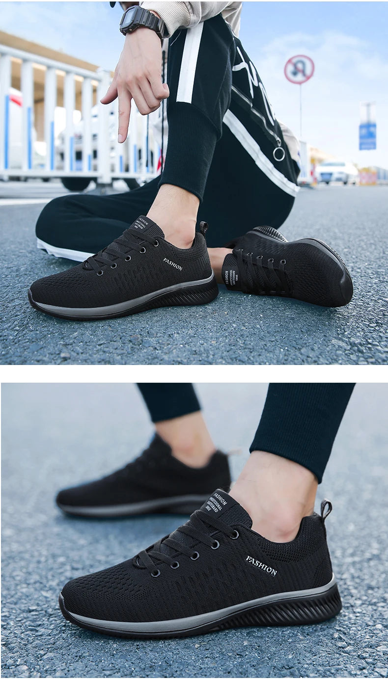 Men Shoes Running Shoes For Men Lightweight Tenis Comfortable Breathable Walking Sneakers