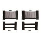 Car Back Rear Trunk Storage Mesh Fixed Straps Car Interior Organizer Extinguisher Storage Net Seat Back Fixing Bag