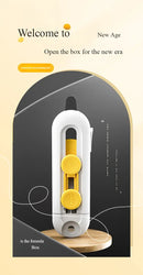 1pc, magnetic mini box cutter Portable box cutter Letter opener and paper cutter Retractable blade Durable ABS material mini box