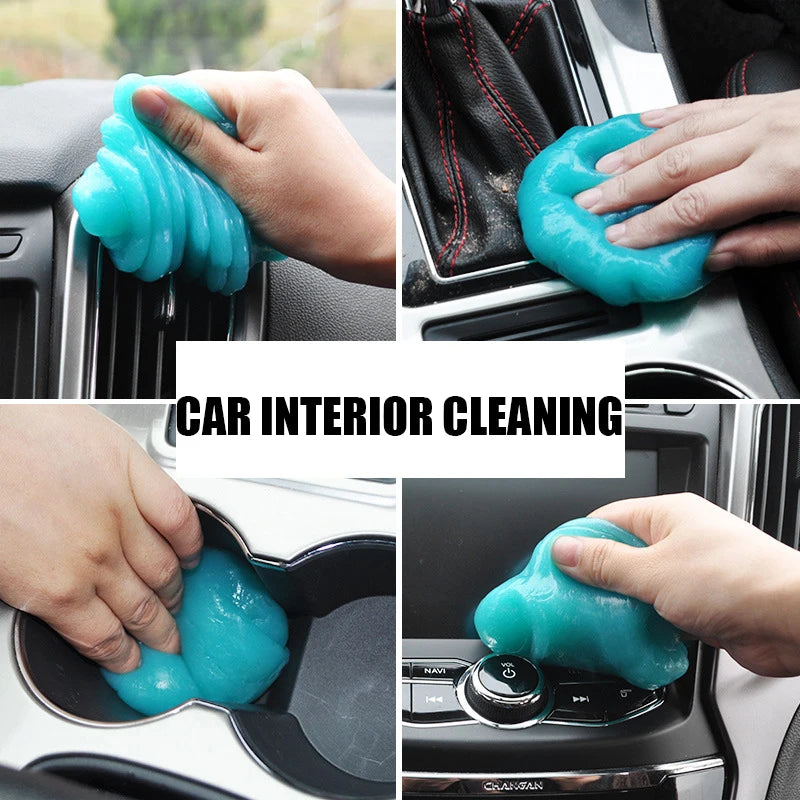 Car Cleaning Gel Soft Glue Car Air Outlet Vacuum Mud Multi-function Keyboard Gap Cleaning Mud Car Gap Dust Dirt Cleaner Soft Gel