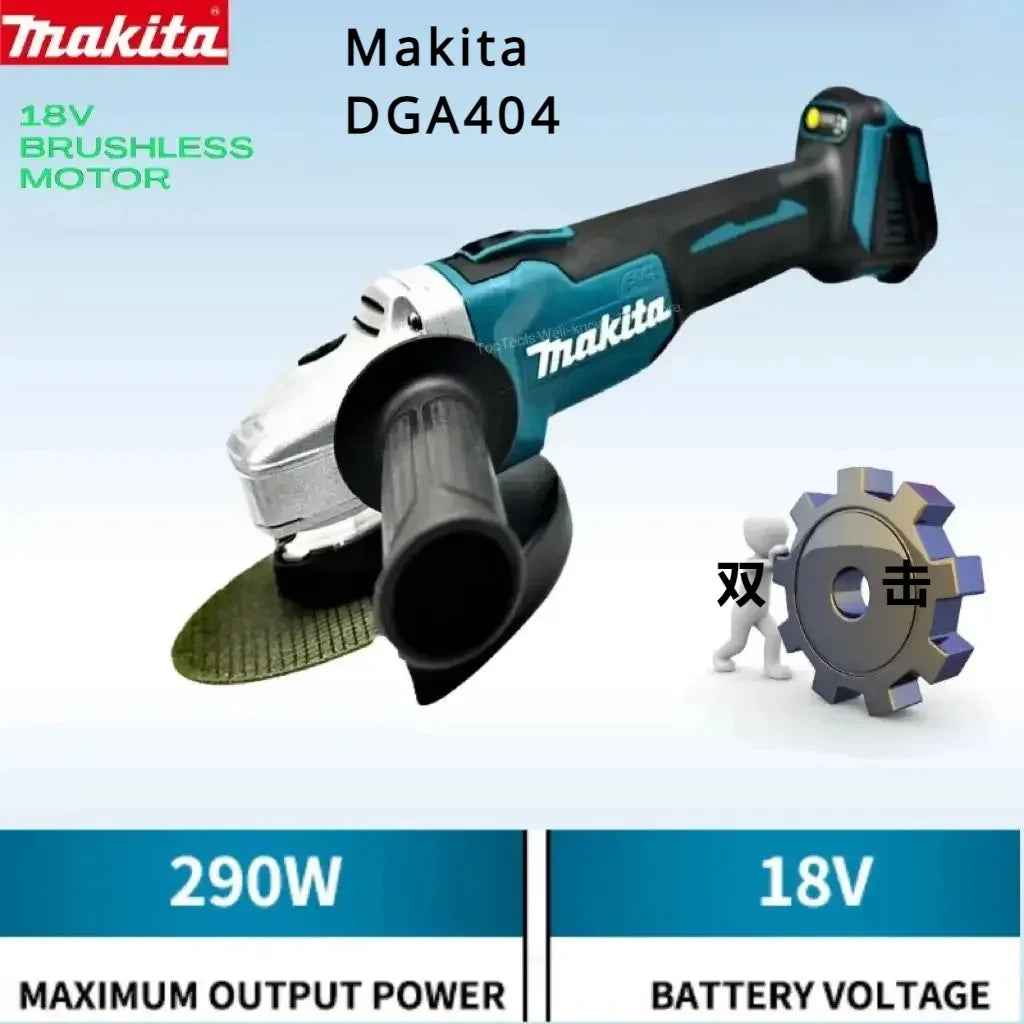 Makita DGA404 18v Makita Power Tools Grinder Tool Cordless Power Tools Electric Grinder Angle Grinder Brushless Sander Angle
