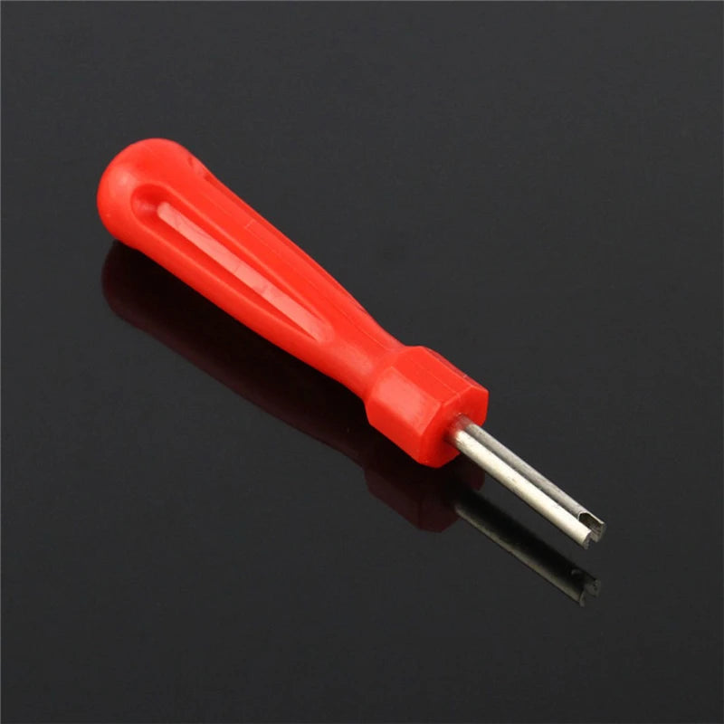 Tire Valve Core Removal Tools Wrench Plastic Handle Bike Screwdriver Wrench Core Tire Repair Hand Tool for Car Bicycle Motorcycl