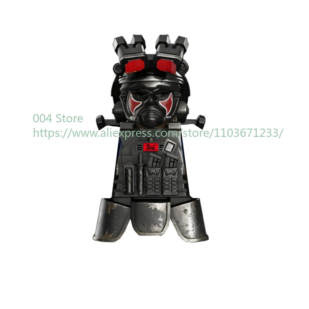 Military Special Forces Action Figure Building Blocks Ghillie Suit Weapons Sniper SWAT Ghost KSK Police Bandit Boy Toy Gift F029