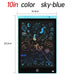 10in color sky blue