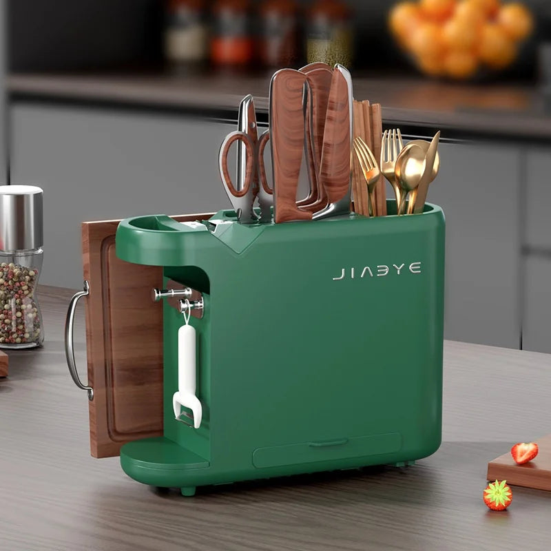 Multifunction Knife Holder Cutting Board Stand Knife Stand Household Holder Knife Desktop Stand Kitchen Tool Utensil Organizer