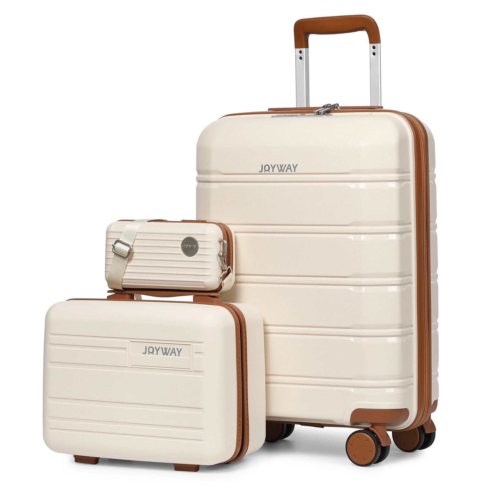 Joyway Travel Luggage Sets, Stylish Carry On Checked Suitcase Set,Sturdy Durable Scratch-resistant,TSA Lock,Spinner Wheels