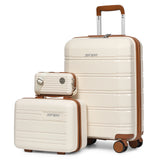 Joyway Travel Luggage Sets, Stylish Carry On Checked Suitcase Set,Sturdy Durable Scratch-resistant,TSA Lock,Spinner Wheels