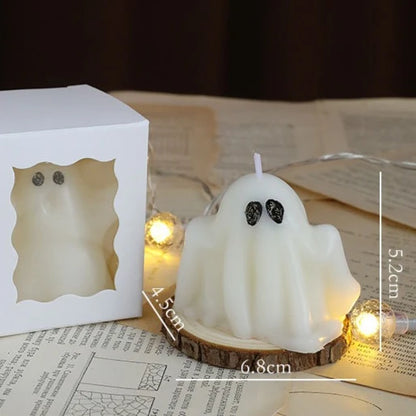 Halloween Ghost Candle Atmosphere Home Modeling Wax Set Ghost Premium Gifts Aromatherapy Home Decoration Gifts