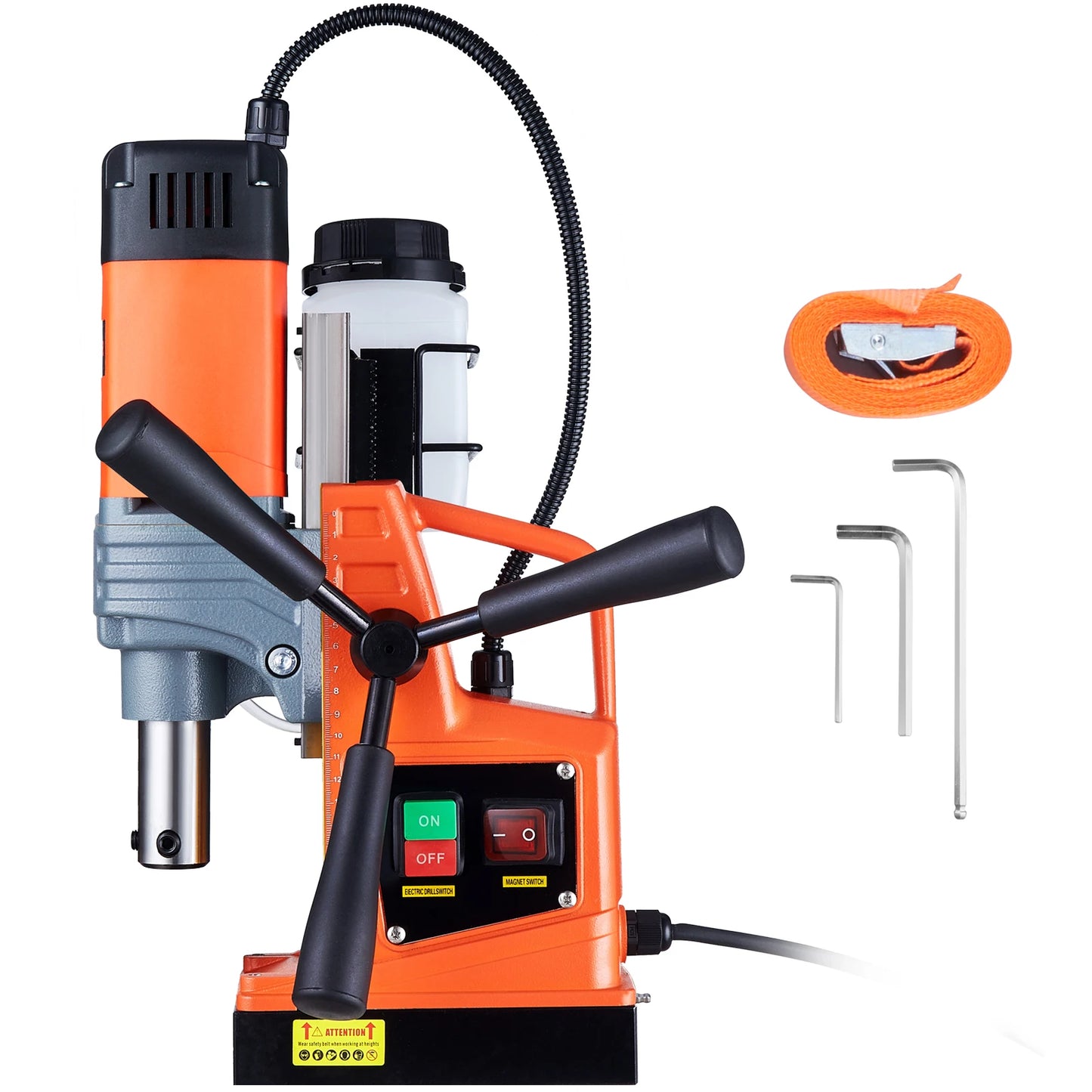 VEVOR Magnetic Drill,1300W 1.57" Boring Diameter,13000N Portable Electric Mag Drill Press w/Variable Speed, Drilling Machine