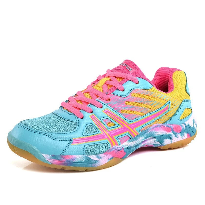 Badminton Shoes For Men And Women Lightweight Breathable Non-Slip Wear-Resistant Table Tennis Indoor Tennis Sports Shoes