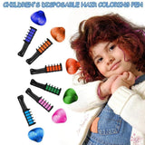 10PCS Children Multi Color Hair Dye Comb Set Fashion Makeup Toy Kits Disposable Hair Dyeing Comb Toys For Girl Paint Hair