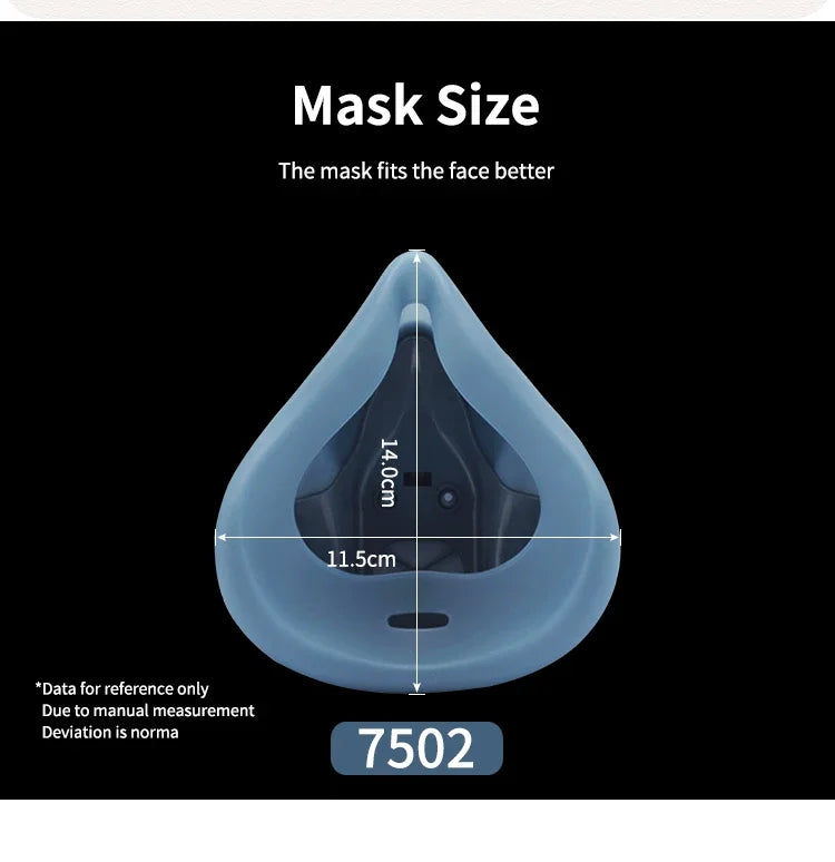 7502 Respirator Mask Protective Industry Painting Spray Dust Gas With 501 5N11 6001CN Chemcial Half Face