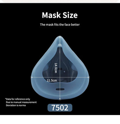7502 Respirator Mask Protective Industry Painting Spray Dust Gas With 501 5N11 6001CN Chemcial Half Face