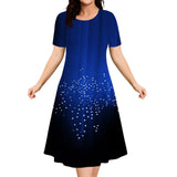2026 New Floral Graphic Print Women's Dresses Elegant Ladies Summer Dress Casual Retro Plus Size Female Fashion Loose Dress 9XL