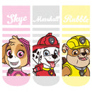 Lote de 3 pares de calcetines de algodón de malla para niños y niñas de 3 a 7 años, de la Patrulla Canina, de moda para primavera y verano. 