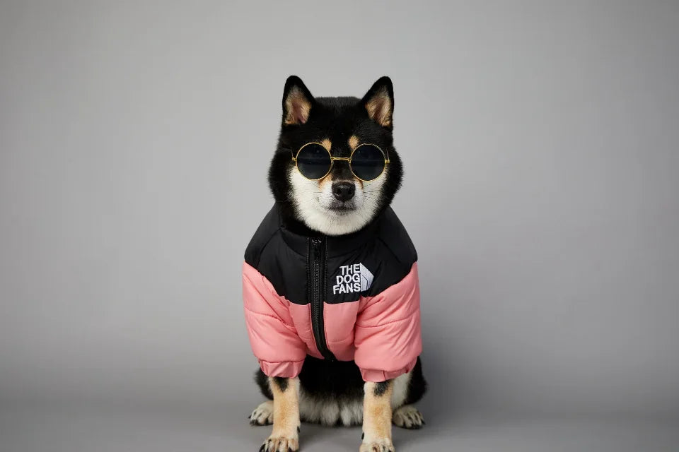 Puppy Coat Dog Down Jacket The Dog Fans Winter Pet Clothes for Small Medium Dogs Warm Thick Dog Vest French Bulldog Dropshipping