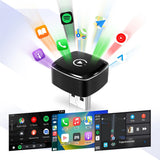 2025 New Adapter 2in1 Mini CarPlay Box Wired To Wireless CarPlay Android Auto Smart Box Bluetooth Connect Plug&Play For 98% Cars
