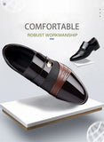 Men's Luxury Lacquer Oxford Wedding Shoes, Pointed Toe Dress Shoes for Men, Classic Business Men's Leather Shoes, Big Size 38-48