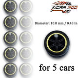 1/64 Wheels Tires Navy Blue set for VDiecast Model Cars Collection Toy for Hot Wheels Hobby Modified Parts 5 set/pack