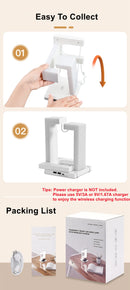 Novelty floating lamp with 10 W  detachable wireless charger decorative light for bedroom/office