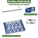 100PCS/10PCS Stainless Steel Double Edge Safety Razor Blades Professional Men's Barber Shave Hair Removal Tool