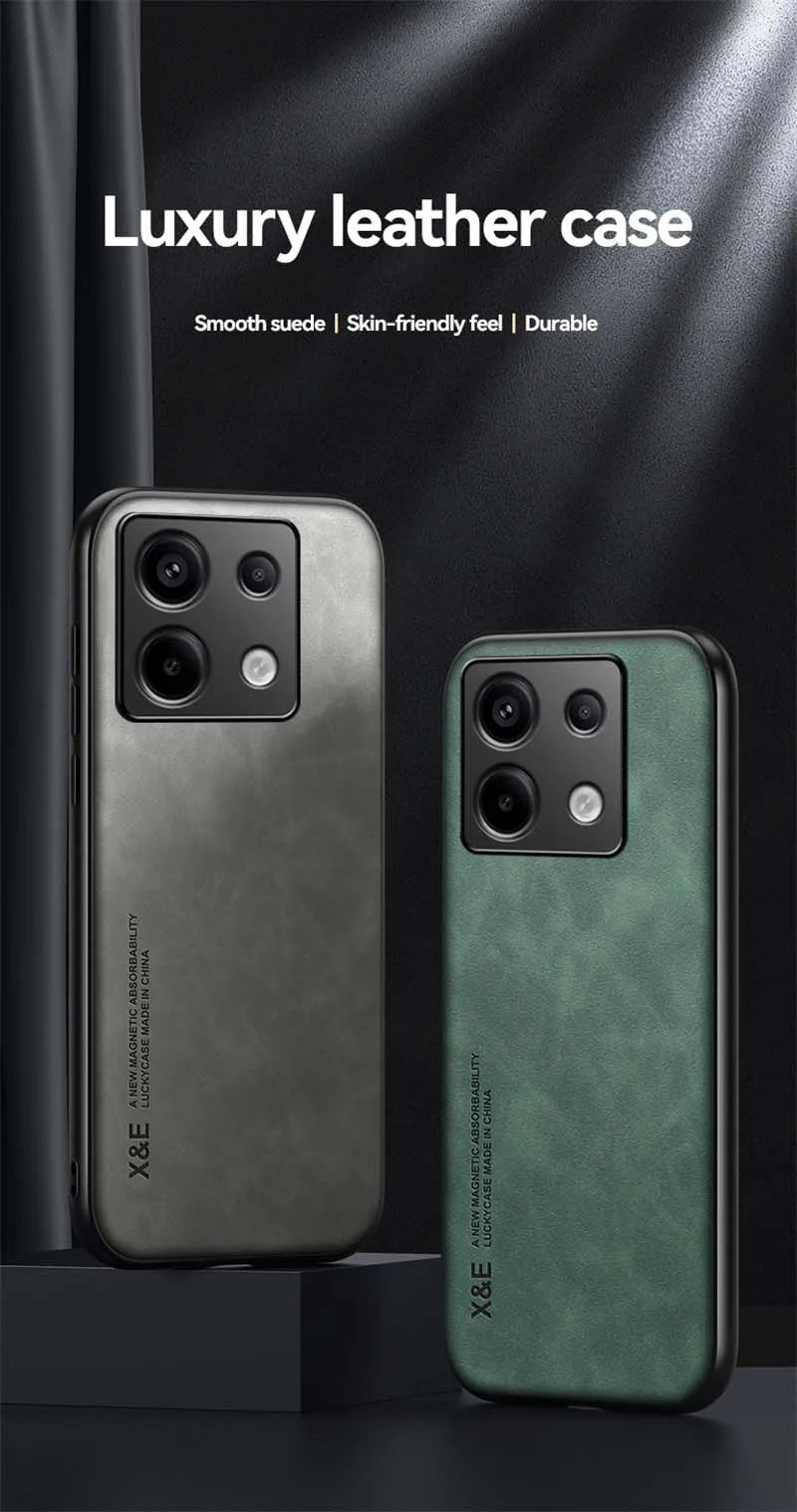 Shockproof Case for Xiaomi Redmi Note 13 Pro 5G Note 13 Pro+ Plus Protective Cover Magnetic Car Holder Phone Coque Fundas Capa