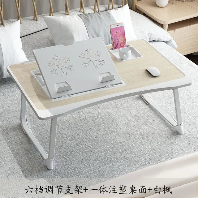 Computer Table Laptop Desk for Bed Office Desk Multifunctional Table Lap Board Foldable 6-Speed ​​Height Adjustment Stand 