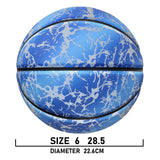 Glow Reflective Basketball Adult & Children Youth Wear-resistant Luminous Basketball Size 7/6/5 PU Soft Leather Game Training Ball